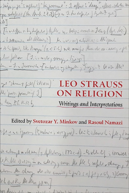 Couverture_Leo Strauss on Religion