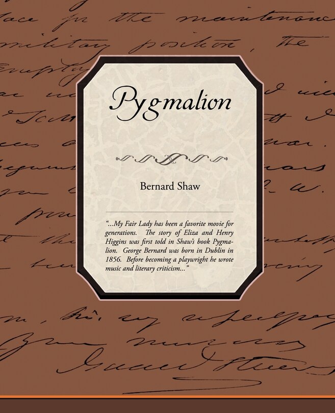 Front cover_Pygmalion