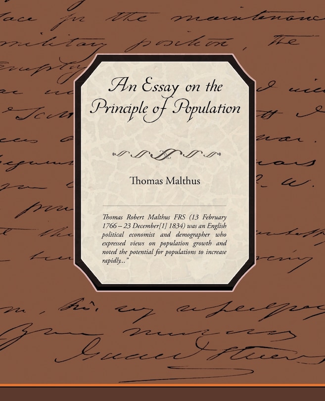 Front cover_An Essay on the Principle of Population
