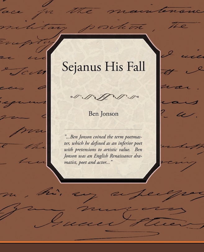 Front cover_Sejanus His Fall