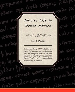 Couverture_Native Life in South Africa