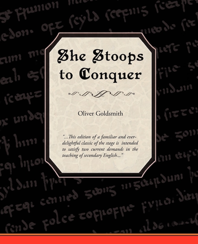 Couverture_She Stoops to Conquer