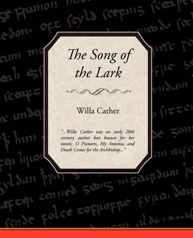 Front cover_The Song of the Lark