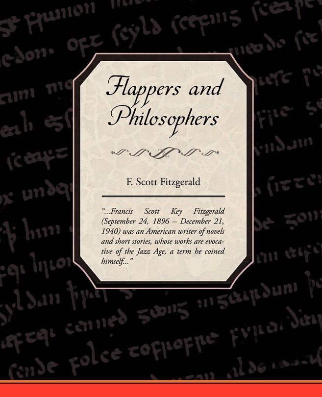 Front cover_Flappers and Philosophers