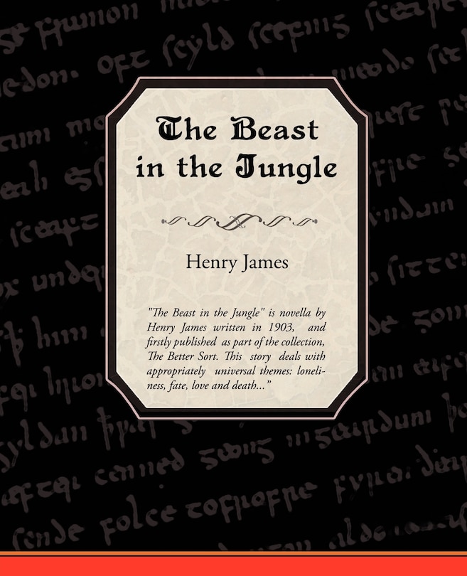 Front cover_The Beast in the Jungle