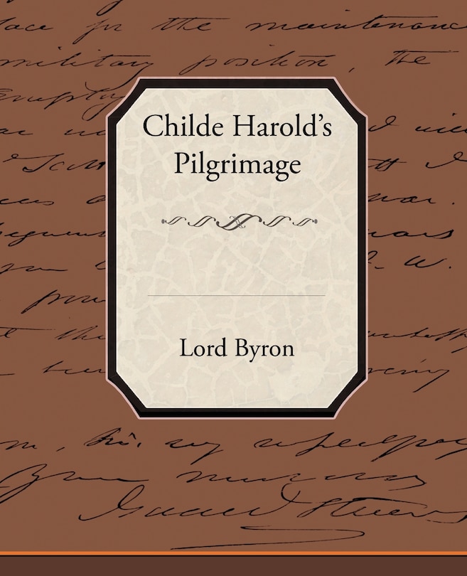 Couverture_Childe Harold's Pilgrimage