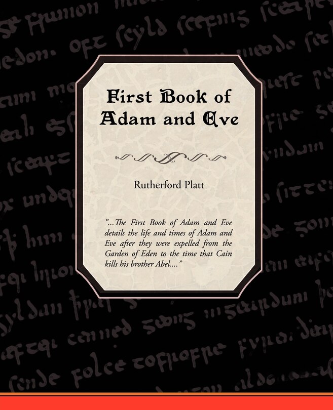 Front cover_First Book of Adam and Eve