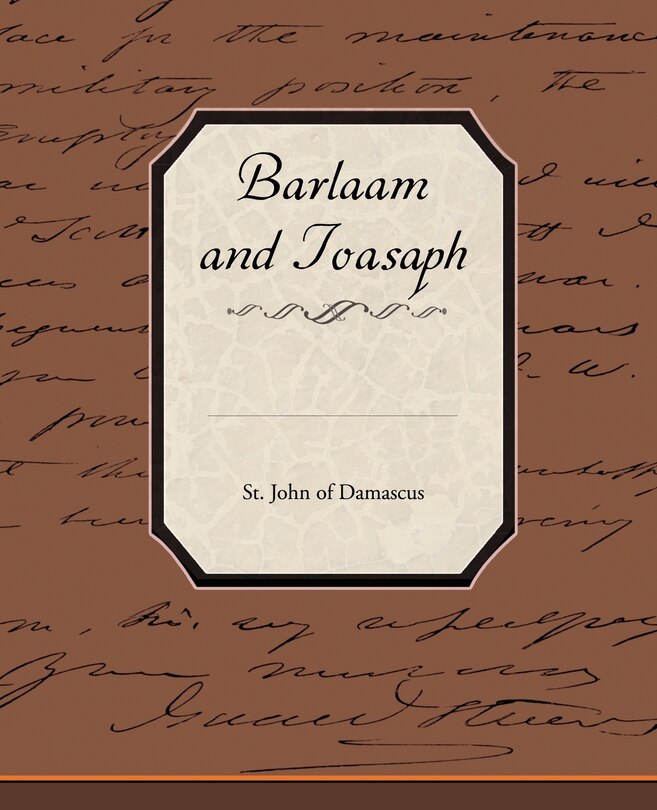 Couverture_Barlaam and Ioasaph