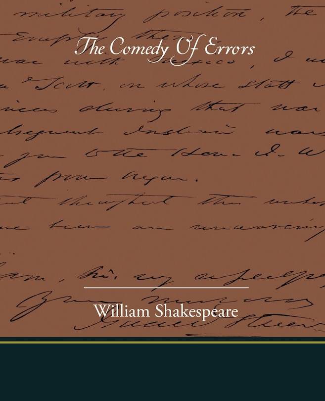 Couverture_The Comedy Of Errors