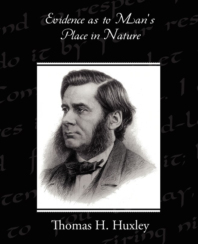 Front cover_Evidence as to Man's Place in Nature