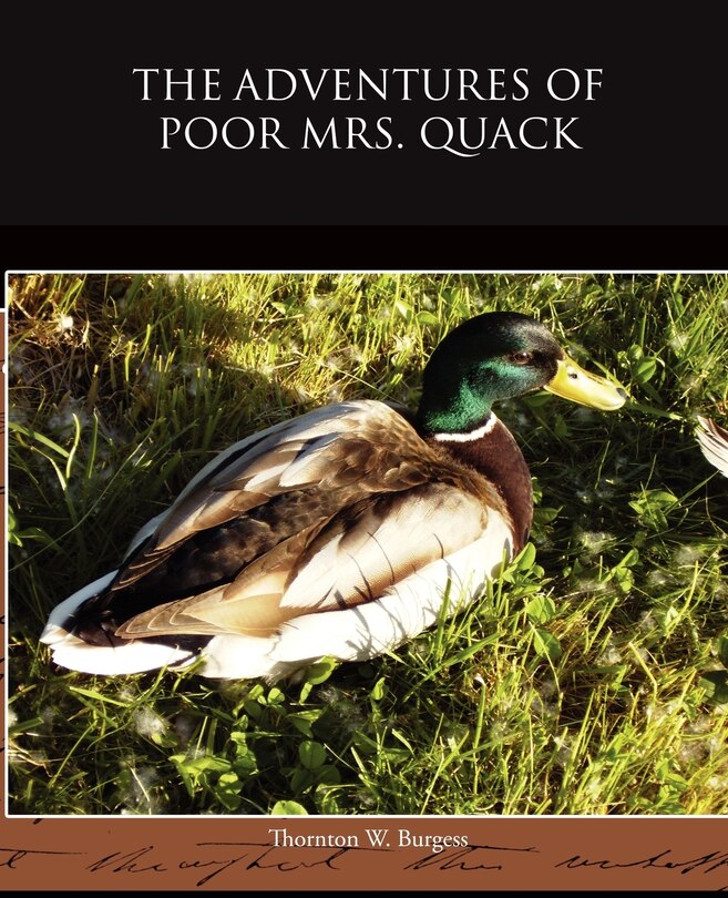 Front cover_The Adventures of Poor Mrs Quack
