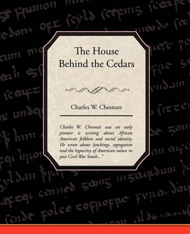 Front cover_The House Behind the Cedars