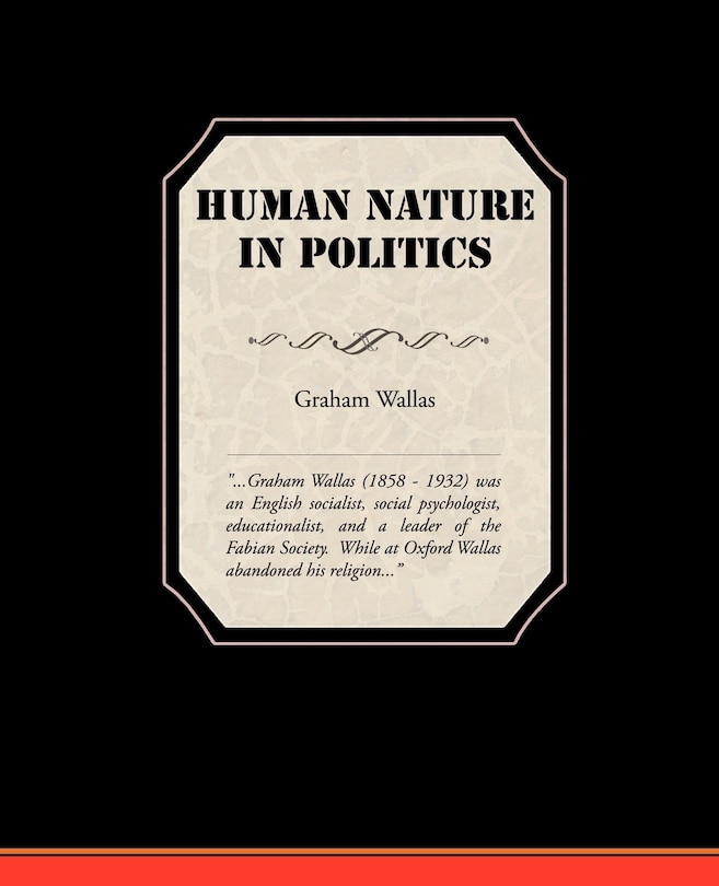 Front cover_Human Nature In Politics