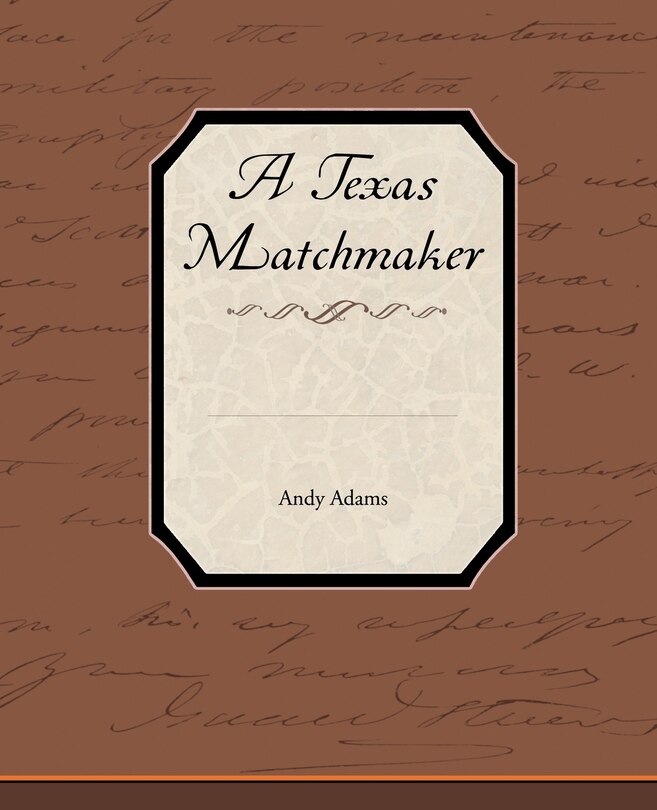 Front cover_A Texas Matchmaker
