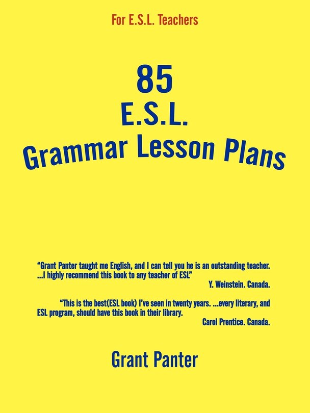 Couverture_85 ESL Grammar Lesson Plans