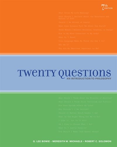 Twenty Questions: An Introduction To Philosophy