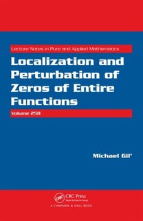 Couverture_Localization and Perturbation of Zeros of Entire Functions