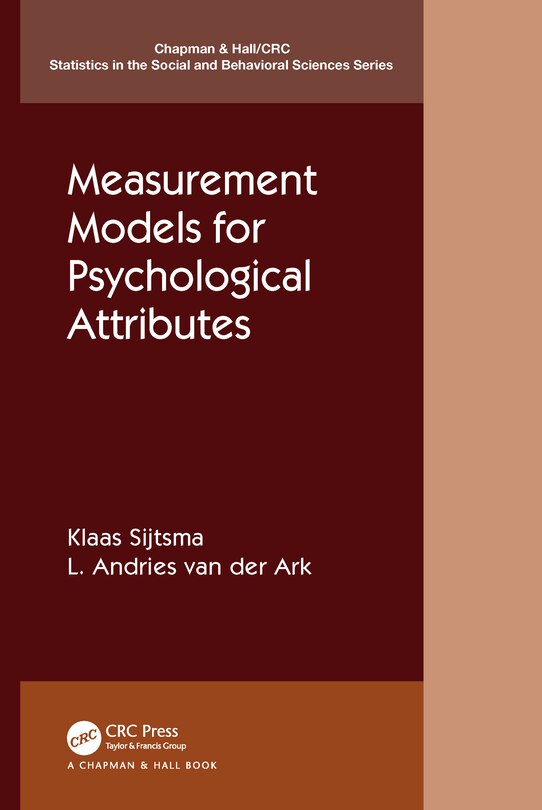 Couverture_Measurement Models for Psychological Attributes