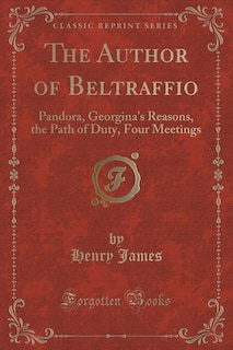 Couverture_The Author of Beltraffio