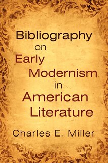 Couverture_Bibliography On Early Modernism In American Literature