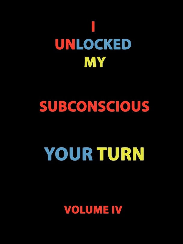 Couverture_I Unlocked My Subconscious Your Turn