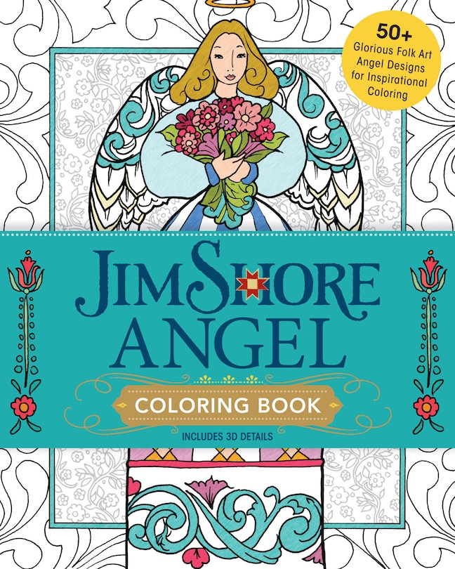 Front cover_Jim Shore Angel Coloring Book