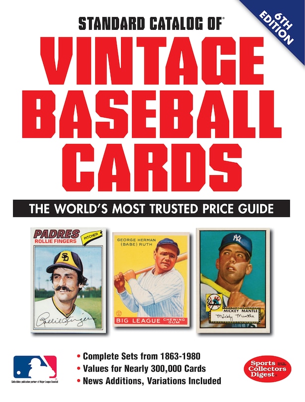 Couverture_Standard Catalog Of Vintage Baseball Cards