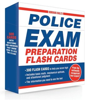 Norman Hall's Police Exam Preparation Flash Cards