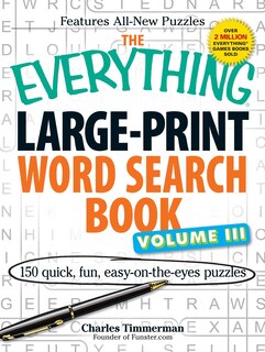 Front cover_The Everything Large-Print Word Search Book Volume III