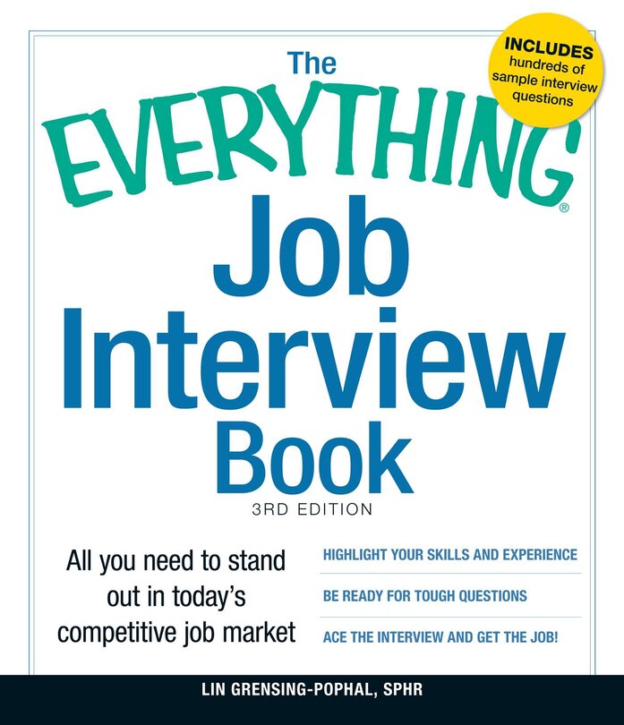 Front cover_The Everything Job Interview Book