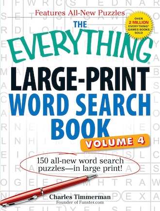 The Everything Large-Print Word Search Book, Volume IV: 150 all-new word search puzzles—in large print!