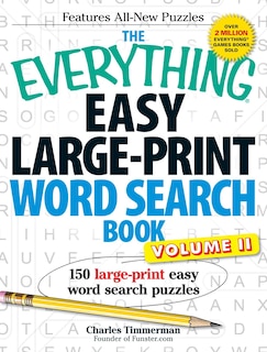 Front cover_The Everything Easy Large-Print Word Search Book, Volume II