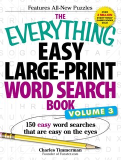 Front cover_The Everything Easy Large-Print Word Search Book, Volume III