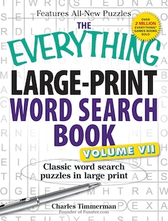 Front cover_The Everything Large-Print Word Search Book, Volume VII