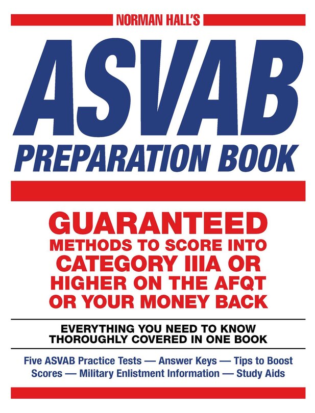 Couverture_Norman Hall's Asvab Preparation Book