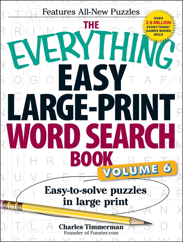 Couverture_The Everything Easy Large-Print Word Search Book, Volume 6