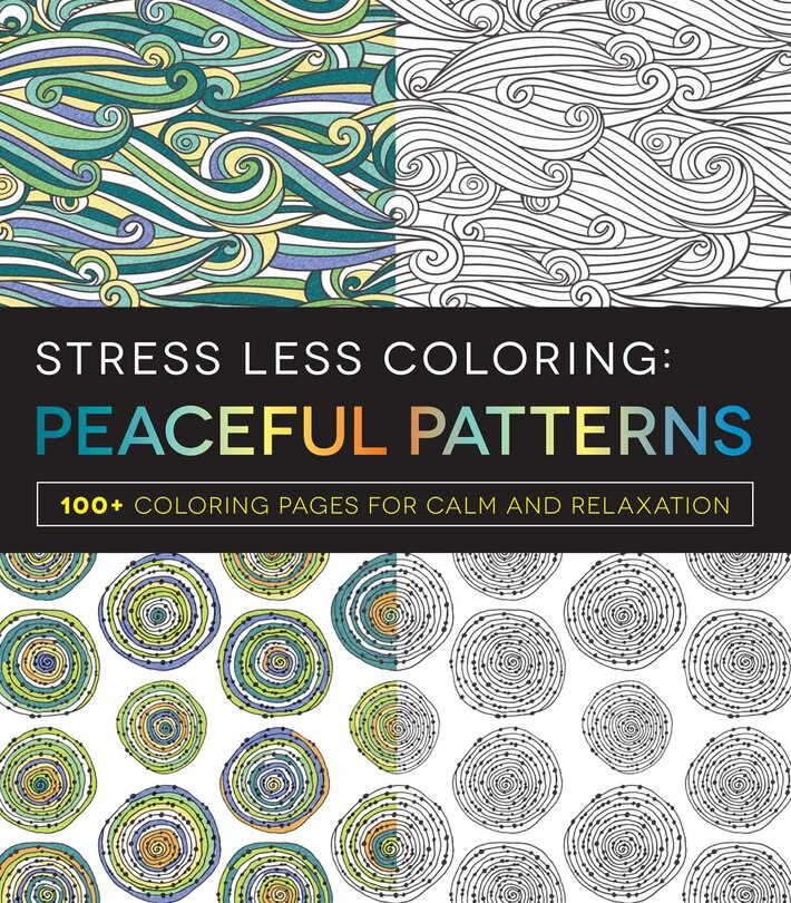 Front cover_Stress Less Coloring - Peaceful Patterns