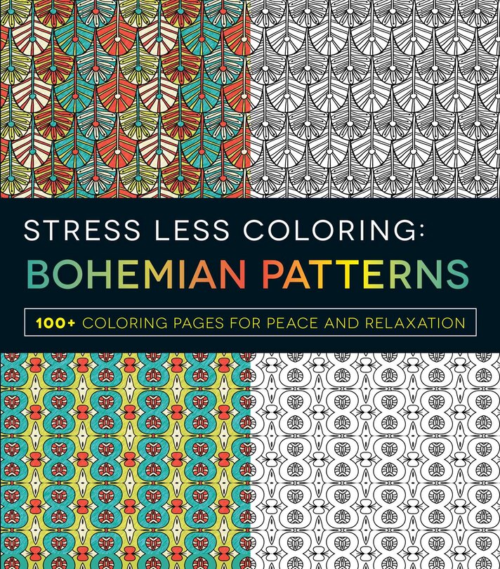 Front cover_Stress Less Coloring - Bohemian Patterns