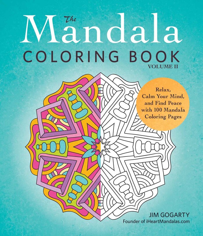 Front cover_The Mandala Coloring Book, Volume II