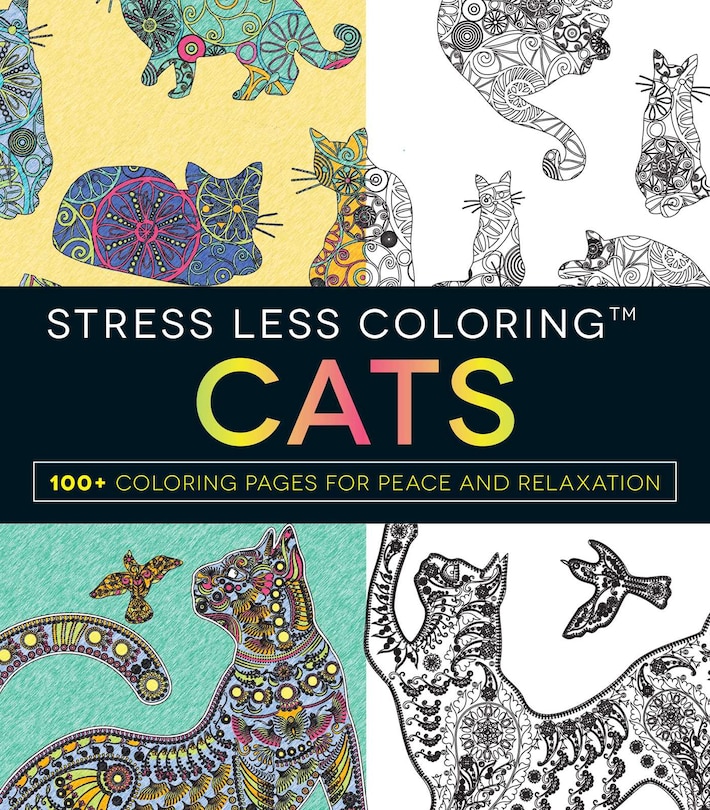 Front cover_Stress Less Coloring - Cats
