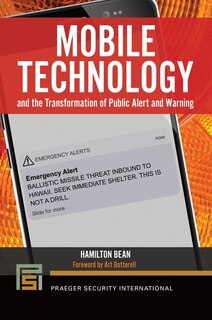 Couverture_Mobile Technology and the Transformation of Public Alert and Warning