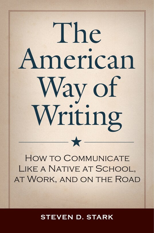 Couverture_The American Way of Writing