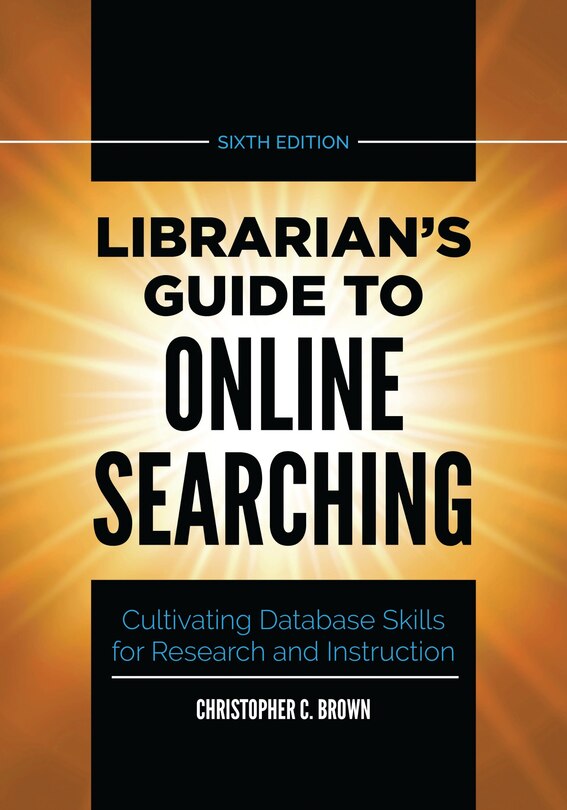 Front cover_Librarian's Guide to Online Searching