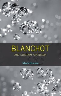 Front cover_Blanchot and Literary Criticism