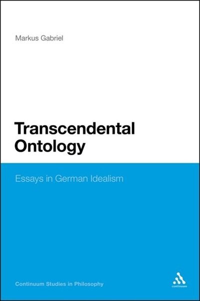 Front cover_Transcendental Ontology