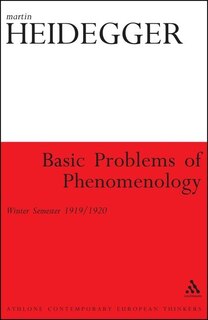 Front cover_Basic Problems of Phenomenology