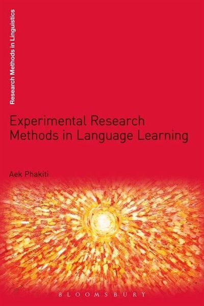 Front cover_Experimental Research Methods in Language Learning
