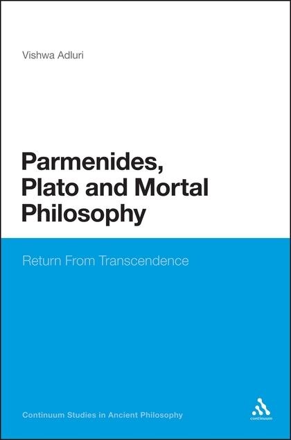 Front cover_Parmenides, Plato and Mortal Philosophy