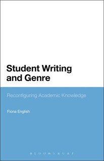 Couverture_Student Writing and Genre
