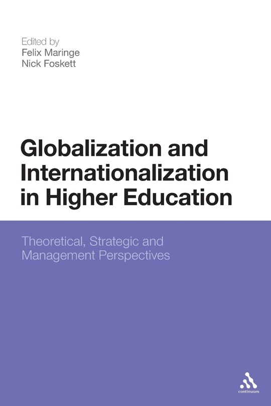 Front cover_Globalization and Internationalization in Higher Education